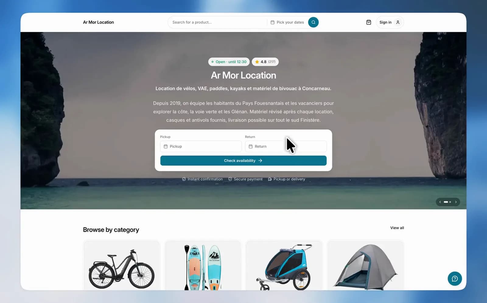 A new online store and a new editor